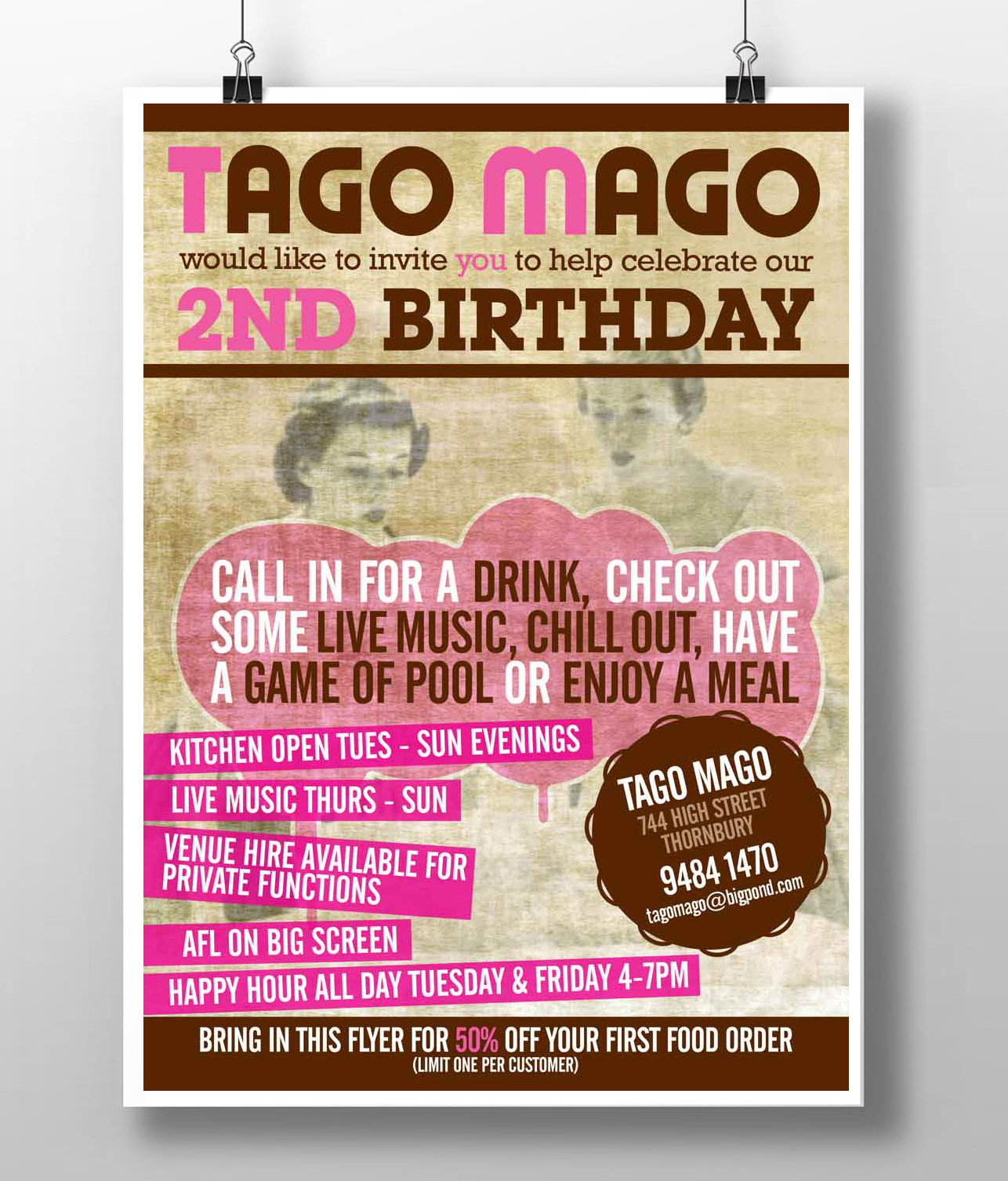 Tago Mago Poster Design